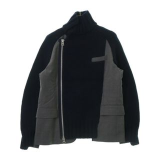 サカイ(sacai)のsacai サカイ ブルゾン（その他） 1(S位) 紺xグレー 【古着】【中古】(その他)