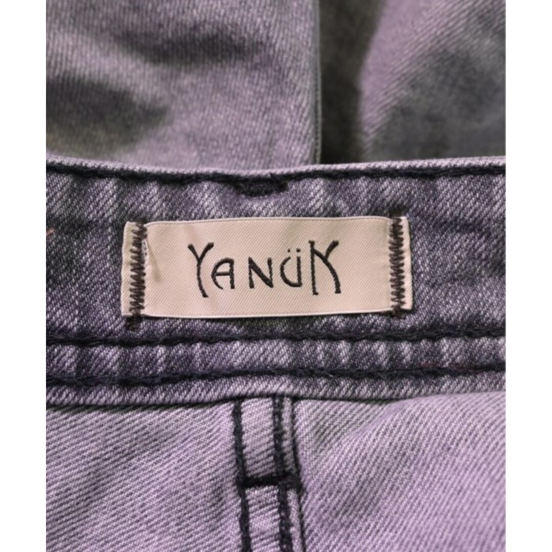 YANUK(ヤヌーク)のYANUK ヤヌーク デニムパンツ 24(S位) グレー(デニム) 【古着】【中古】 レディースのパンツ(デニム/ジーンズ)の商品写真