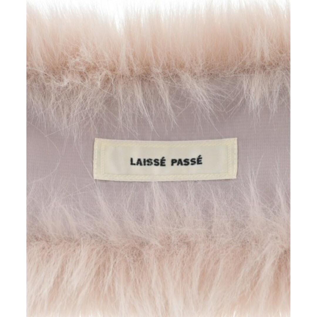 LAISSE PASSE(レッセパッセ)のLAISSE PASSE レッセパッセ マフラー - ピンク 【古着】【中古】 レディースのファッション小物(マフラー/ショール)の商品写真