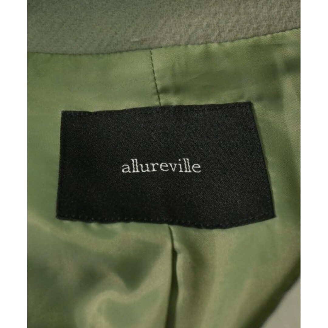 allureville(アルアバイル)のallureville アルアバイル コート（その他） 1(S位) 緑系 【古着】【中古】 レディースのジャケット/アウター(その他)の商品写真