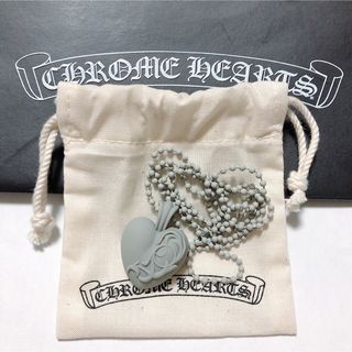 クロムハーツ(Chrome Hearts)のクロムハーツ ハート シリコン ネックレス グレー CHROME HEARTS(ネックレス)