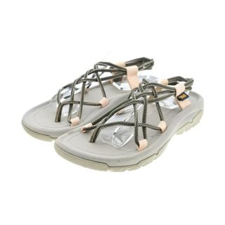 テバ(Teva)のTeva テバ サンダル 22cm カーキxベージュ系 【古着】【中古】(サンダル)