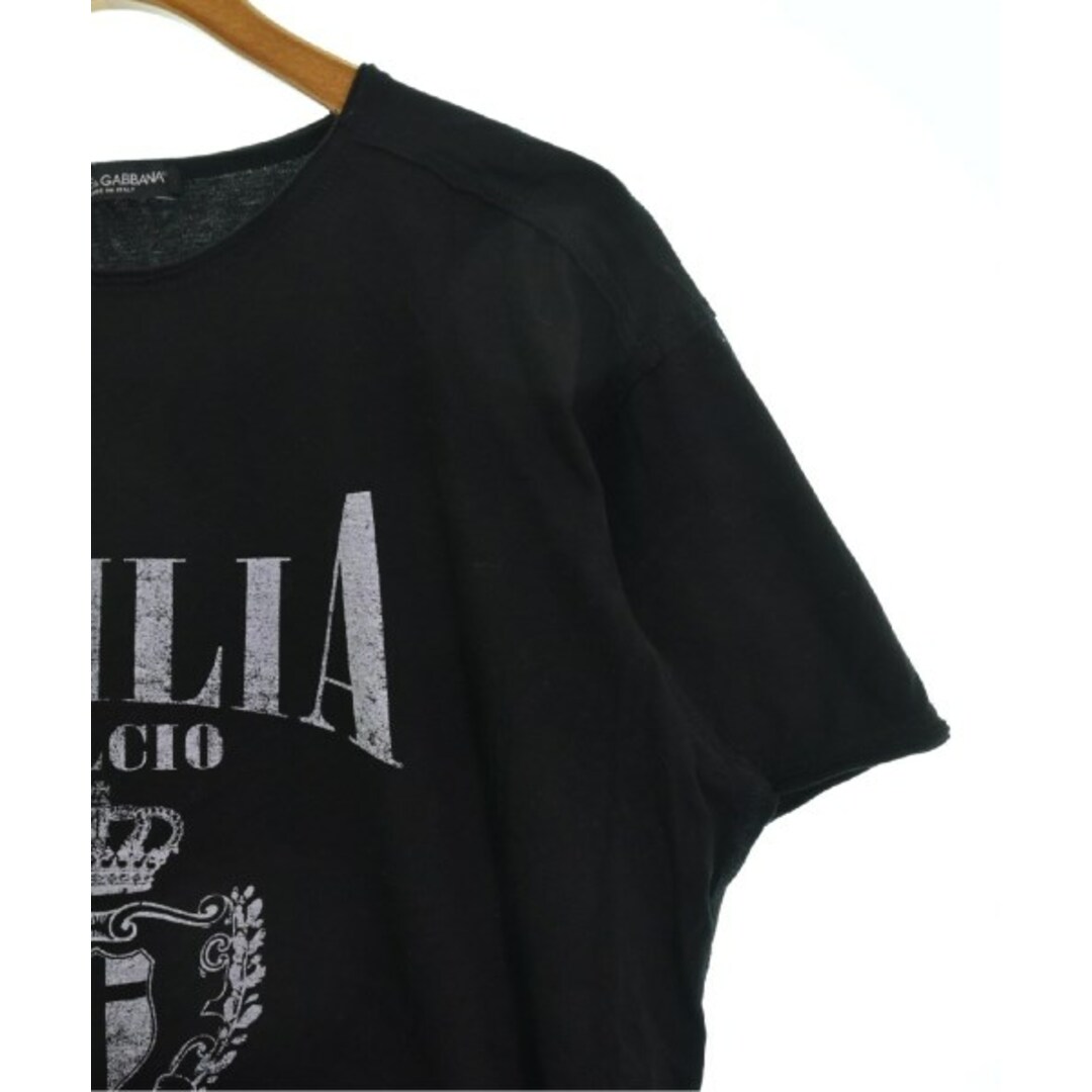 DOLCE&GABBANA(ドルチェアンドガッバーナ)のDOLCE&GABBANA Tシャツ・カットソー 50(XL位) 黒 【古着】【中古】 メンズのトップス(Tシャツ/カットソー(半袖/袖なし))の商品写真