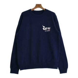 ユニフォームエクスペリメント(uniform experiment)のuniform experiment スウェット 4(XL位) 紺 【古着】【中古】(スウェット)