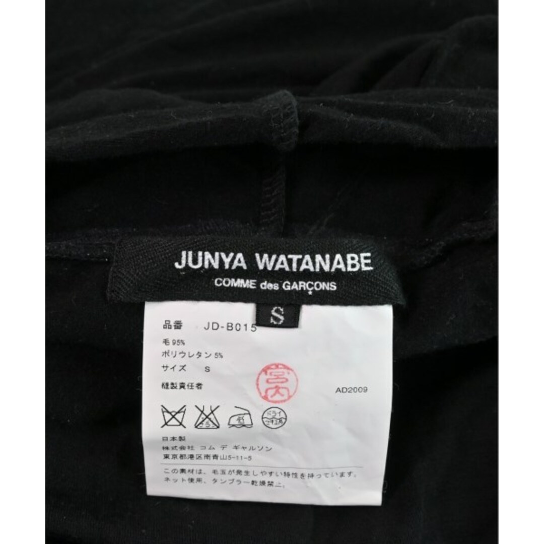 JUNYA WATANABE(ジュンヤワタナベ)のJUNYA WATANABE ジュンヤワタナベ Tシャツ・カットソー S 黒 【古着】【中古】 レディースのトップス(カットソー(半袖/袖なし))の商品写真