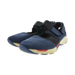 マルニ(Marni)のMARNI マルニ スニーカー -(26cm位) 紺 【古着】【中古】(スニーカー)