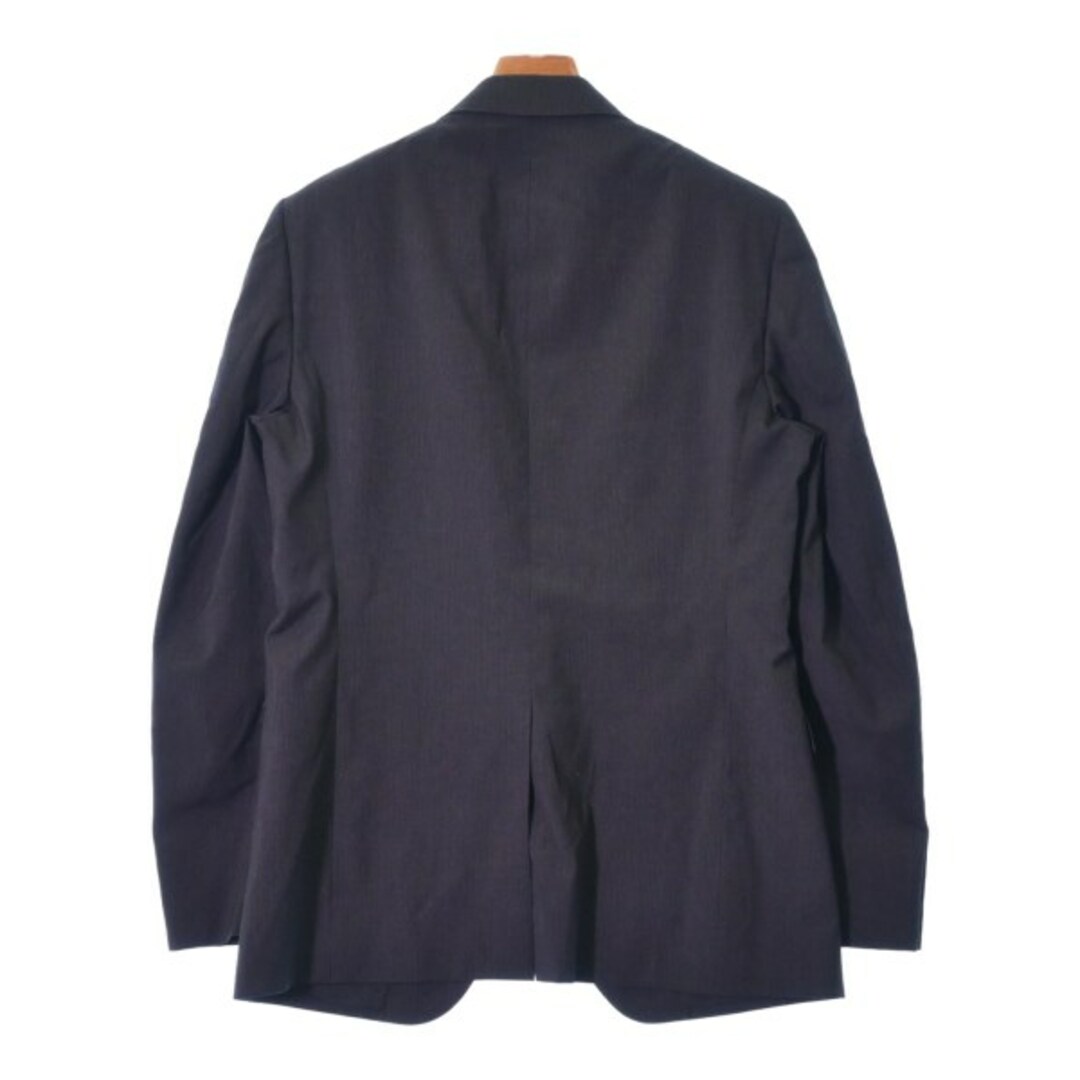 LANVIN(ランバン)のLANVIN テーラードジャケット 50(XL位) グレーx黒(ストライプ) 【古着】【中古】 メンズのジャケット/アウター(テーラードジャケット)の商品写真