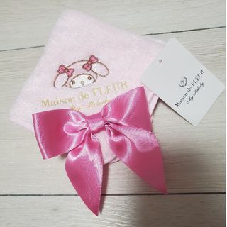 Maison de FLEUR - メゾンドフルール ハンカチ リボン サンリオ マイメロ マイメロディ 刺繍