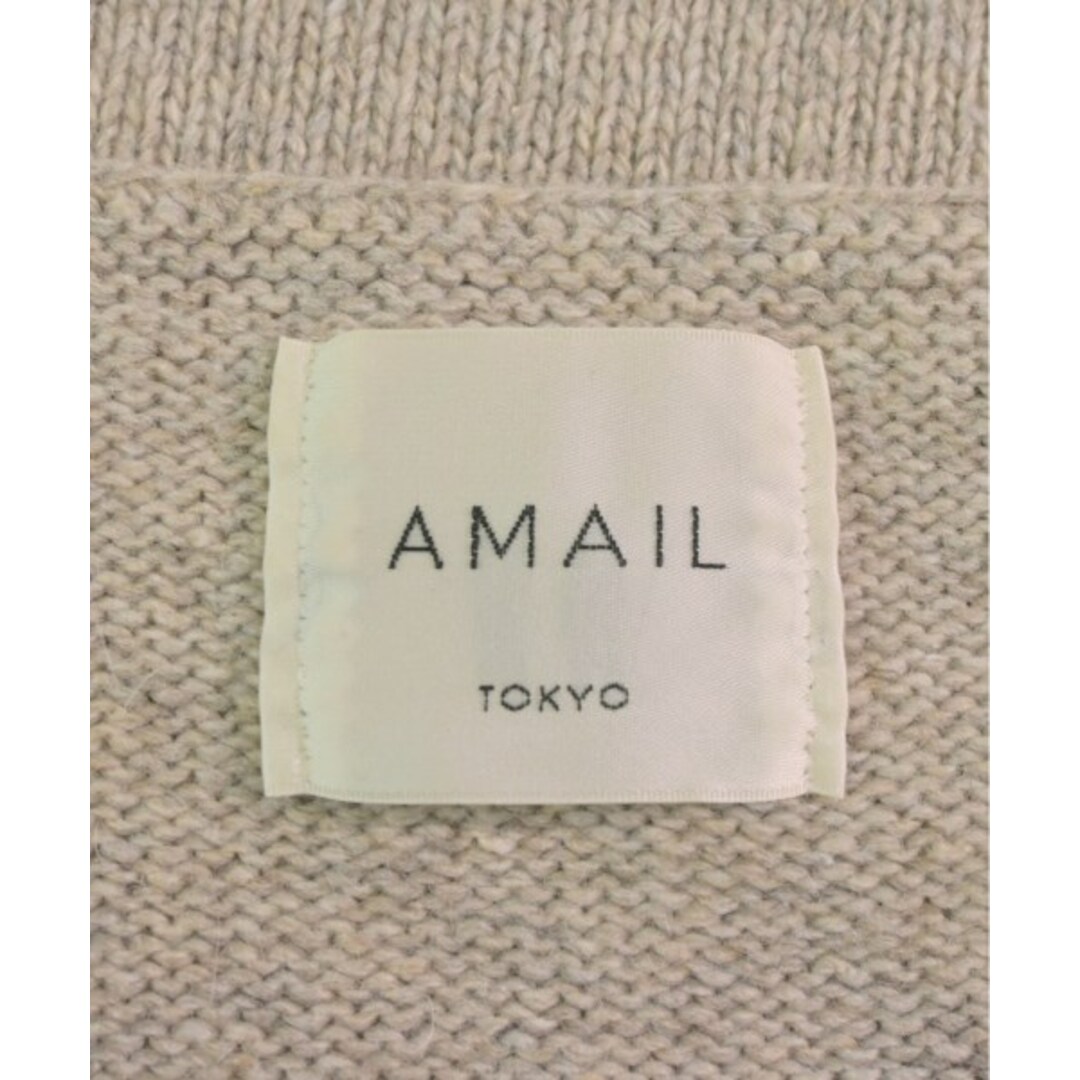 AMAIL(アマイル)のAMAIL アマイル ニット・セーター F ベージュ 【古着】【中古】 レディースのトップス(ニット/セーター)の商品写真