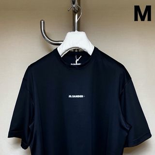 ジルサンダー(Jil Sander)の新品 M JIL SANDER 23aw 胸ロゴTシャツ 黒 5893(Tシャツ/カットソー(半袖/袖なし))