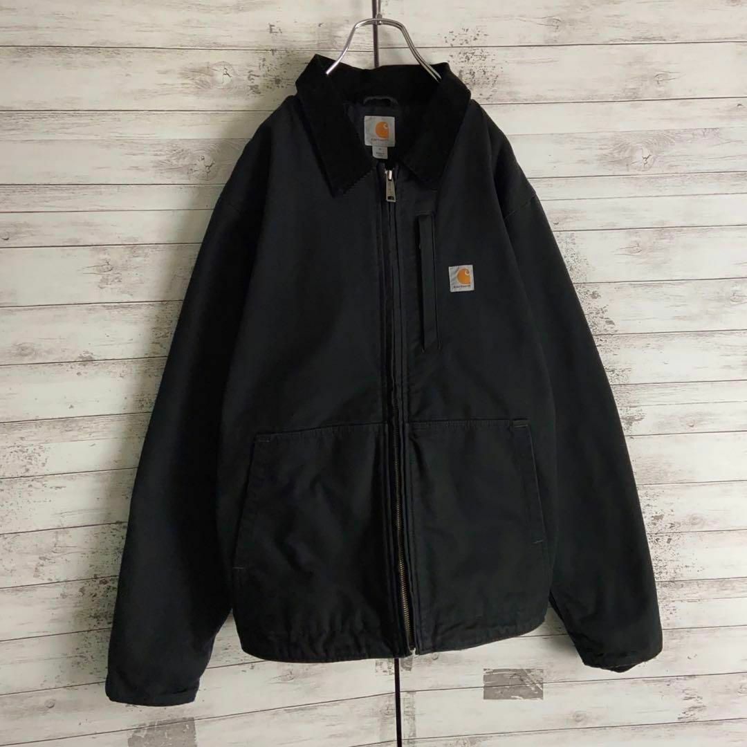 carhartt(カーハート)の8601【入手困難】カーハート☆ワンポイント襟コーデュロイダック地ジャケット美品 メンズのジャケット/アウター(ブルゾン)の商品写真