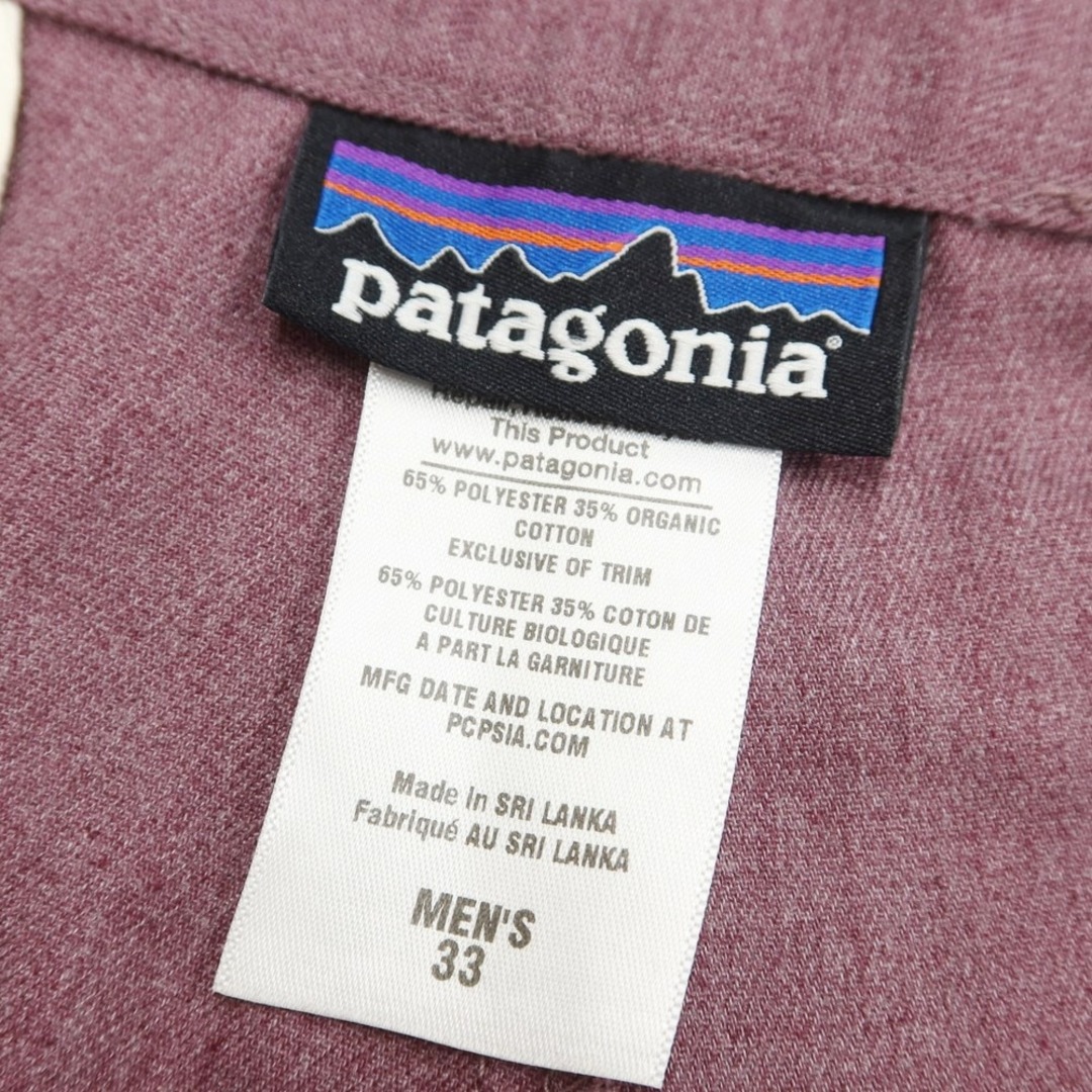 patagonia(パタゴニア)の【中古】パタゴニア patagonia ポリエステルコットン ショートパンツ パープル【サイズ33】【メンズ】 メンズのパンツ(ショートパンツ)の商品写真