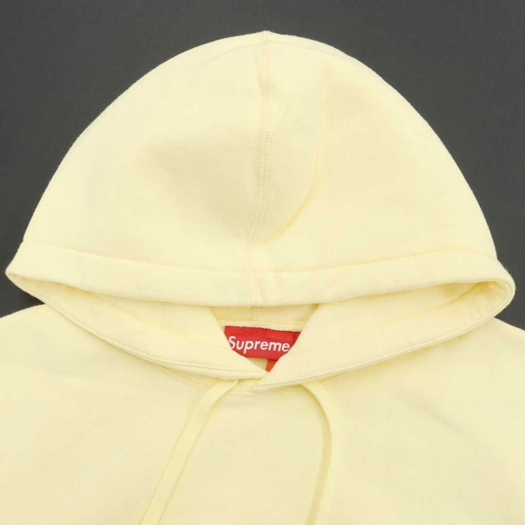 Supreme(シュプリーム)の【中古】シュプリーム Supreme 2023年秋冬 Varsity Hooded Sweatshirt プルオーバー パーカー ライトイエロー【サイズS】【メンズ】 メンズのトップス(パーカー)の商品写真