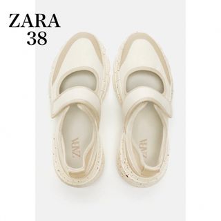 ZARA - ZARA バレエ フラットスニーカー　新品　タグ付き