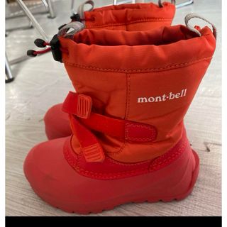 モンベル(mont bell)のモンベル パウダーブーツ キッズ 19cm 美品 冬ウィンターシューズ(ブーツ)