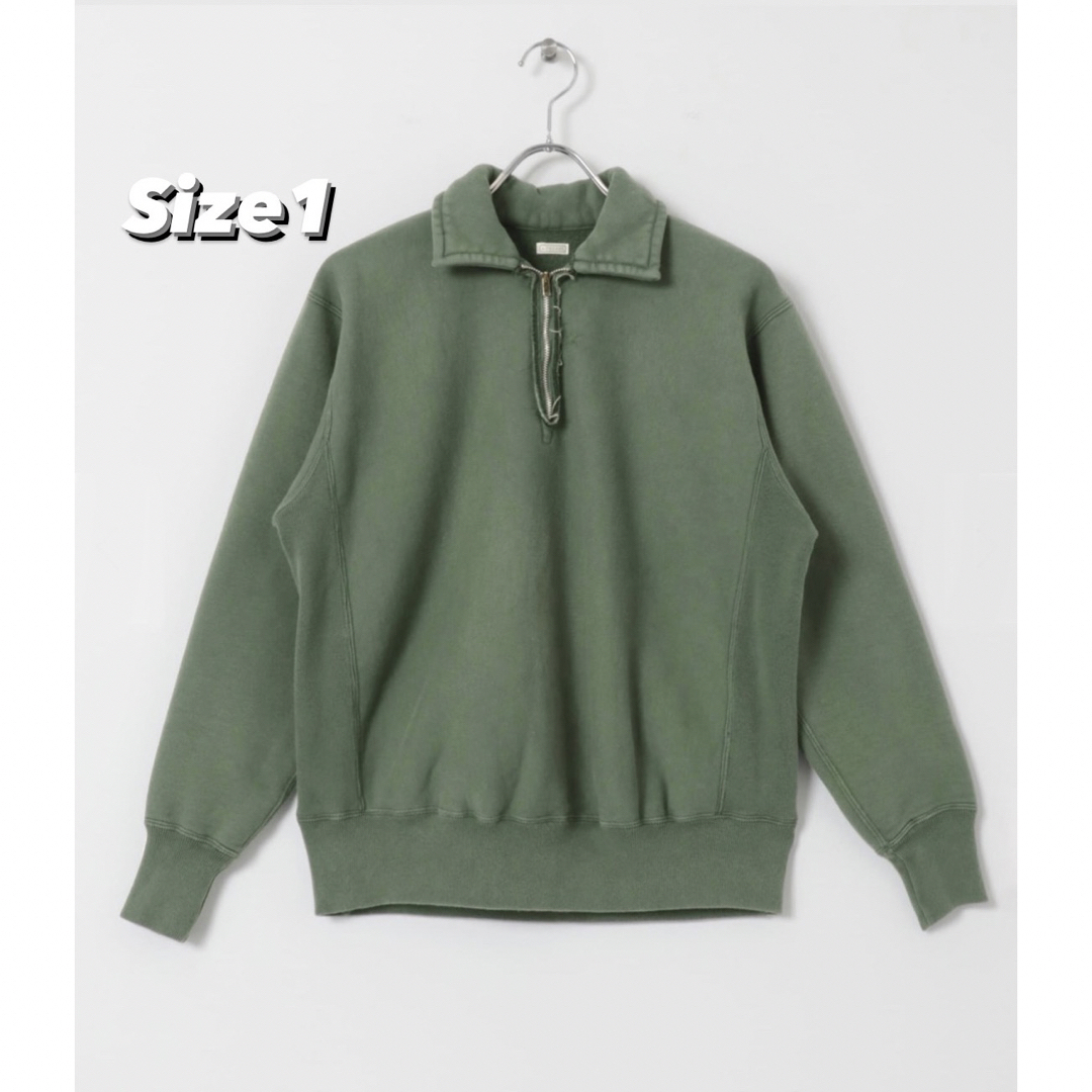 1LDK SELECT(ワンエルディーケーセレクト)のA PRESSE アプレッセ Vintage Half Zip Sweat メンズのトップス(スウェット)の商品写真