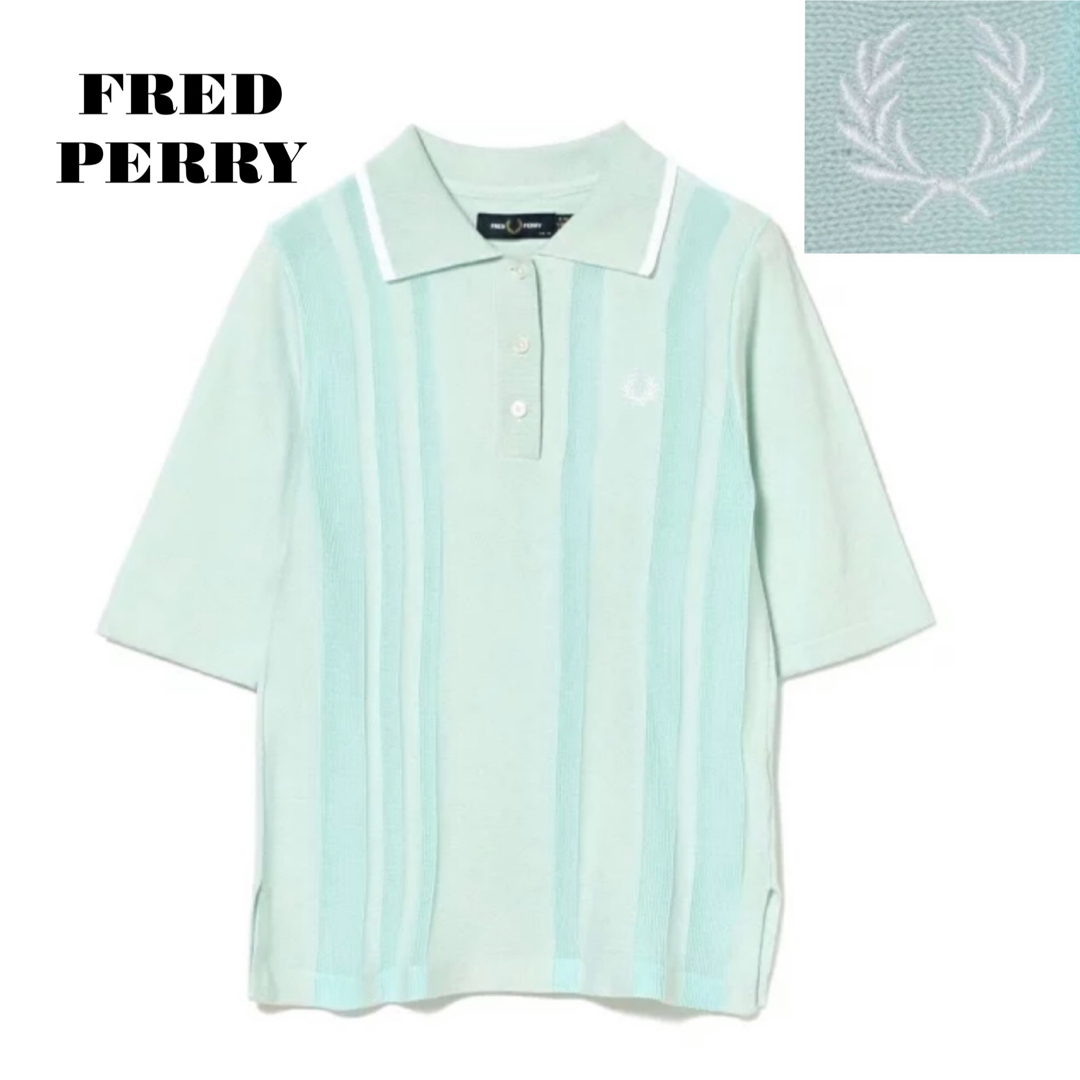 FRED PERRY(フレッドペリー)のFRED PERRY * Ray BEAMS / 別注 ストライプ ニット  レディースのトップス(ニット/セーター)の商品写真