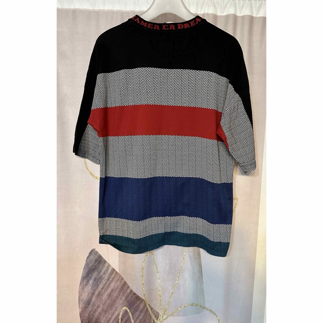 Paul Smith(ポールスミス)のポールスミス ヘリンボーン マルチボーダー Tシャツ メンズのトップス(Tシャツ/カットソー(半袖/袖なし))の商品写真