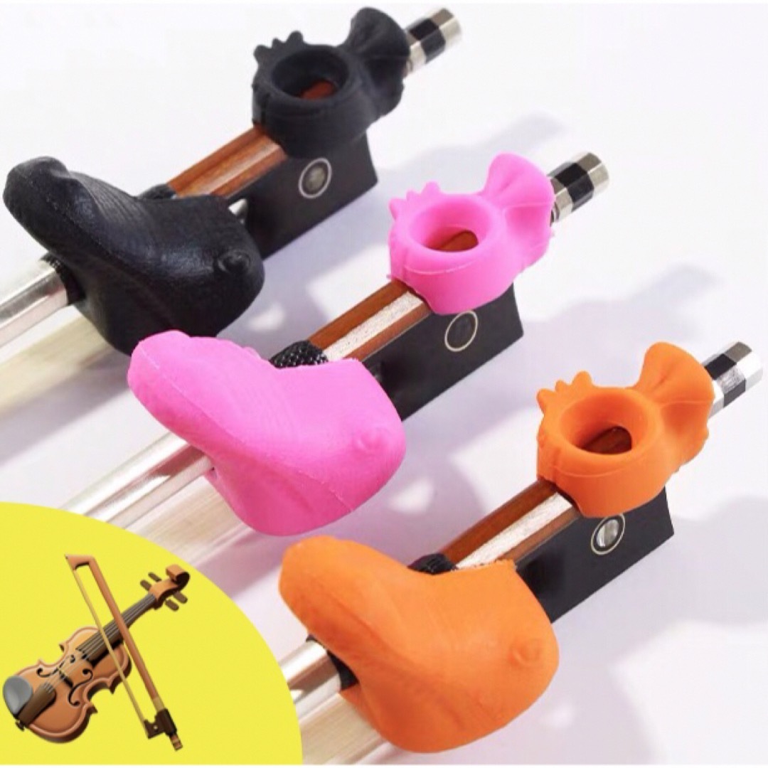 【新品SALE】バイオリン・ビオラの弓の持ち方矯正器具 子供　初心者　送料無料 楽器の弦楽器(ヴァイオリン)の商品写真