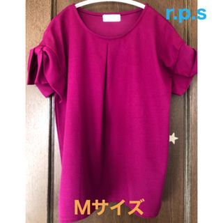 アルピーエス(rps)のrps トップス　パープル　半袖　Mサイズ(Tシャツ(半袖/袖なし))