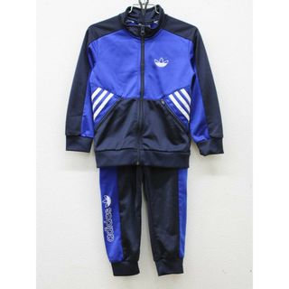 アディダス(adidas)の【春物 新入荷!】◇アディダス/adidas◇100cm位 ジャージ上下セット 青×紺 '21年製【中古】子供服 キッズ kids 男の子 女の子 春秋冬 tops 911042(その他)