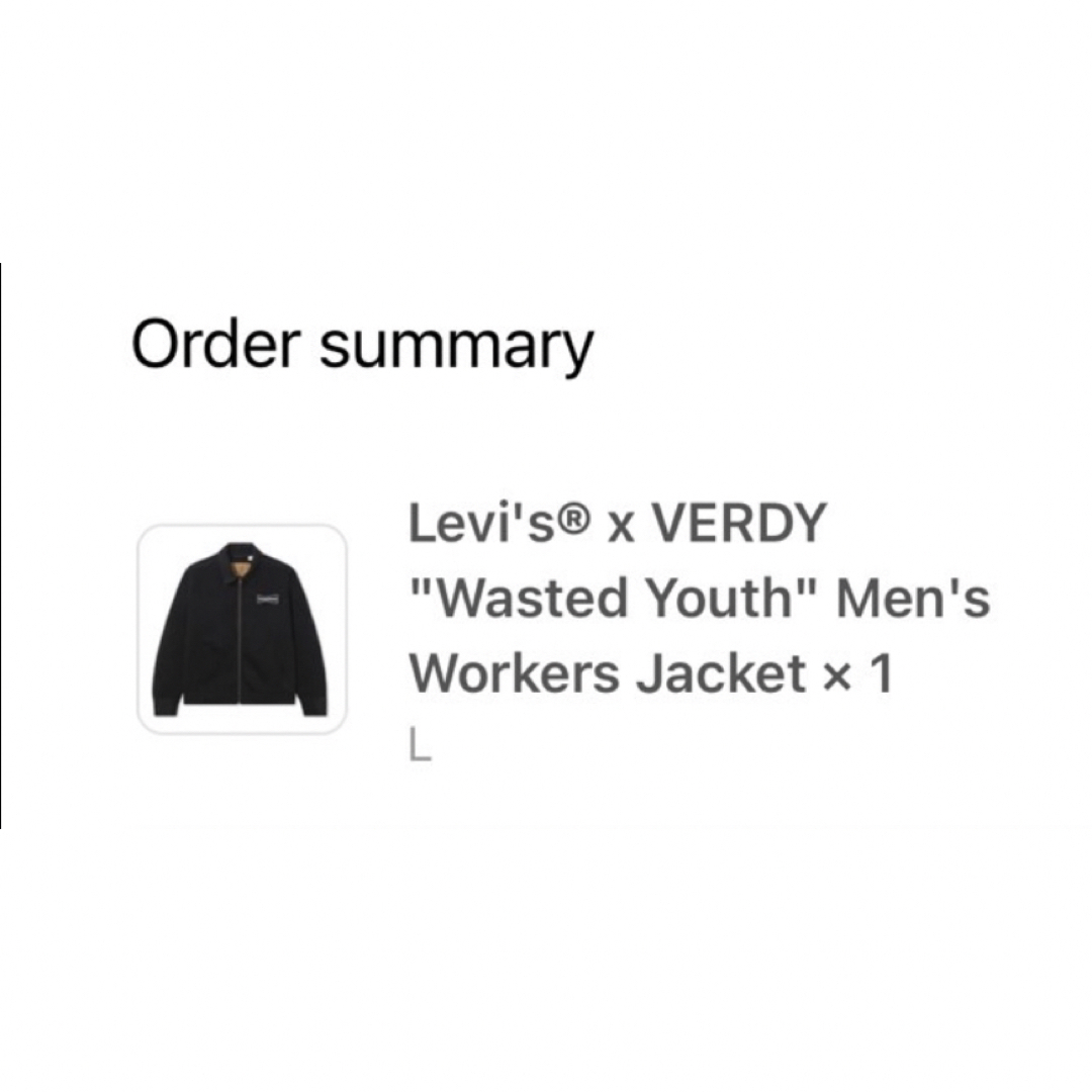 LeviLevi's VERDY Wasted Youth WORKERS JACKET