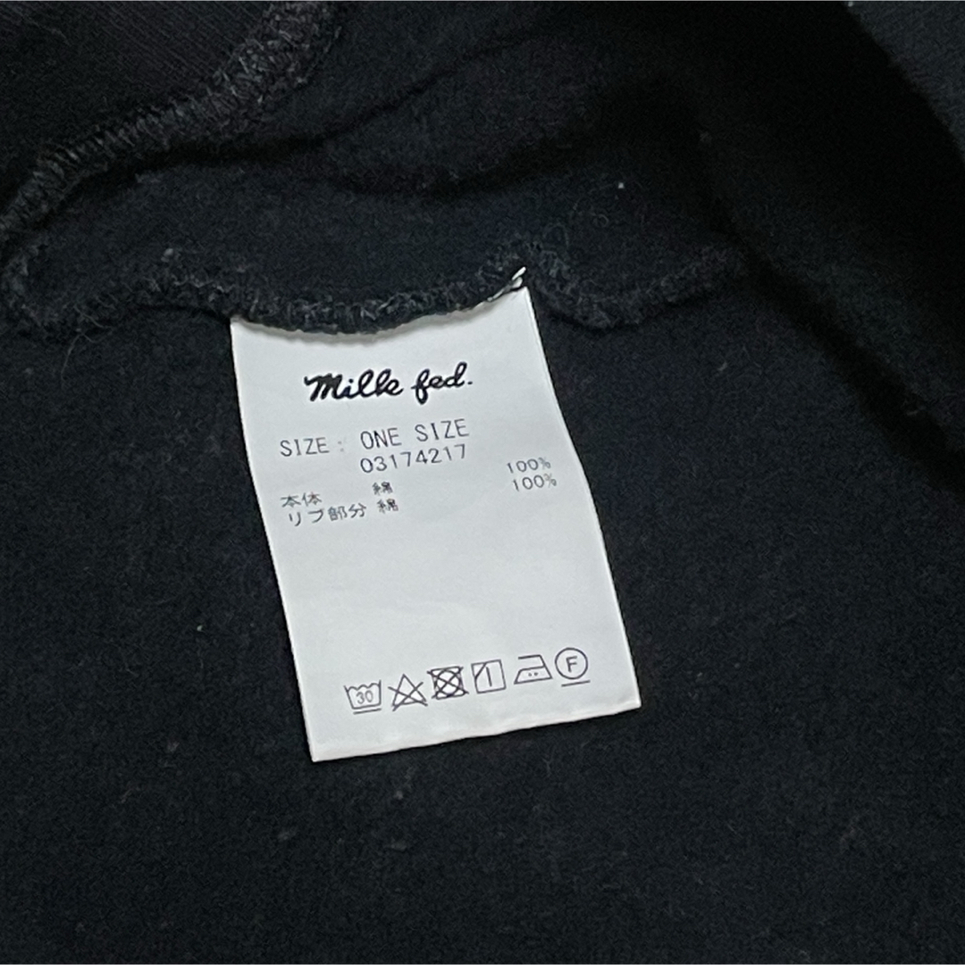 MILKFED.(ミルクフェド)のmilkfed ドルマンスリーブ パーカー 刺繍 ロゴ 裏起毛 ユニセックス レディースのトップス(パーカー)の商品写真