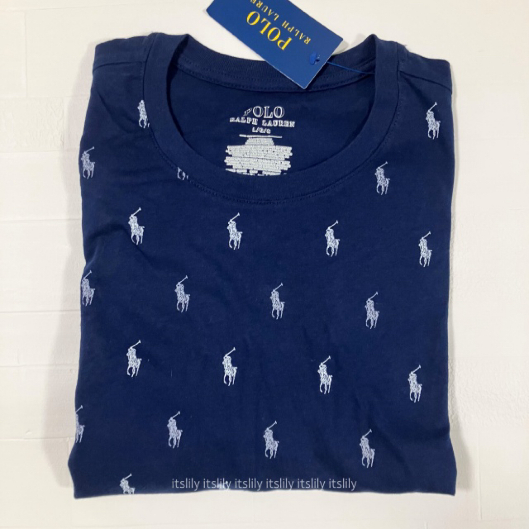 Ralph Lauren(ラルフローレン)のネイビーS  半袖　マルチポニー　ラルフローレン  Tシャツ メンズのトップス(Tシャツ/カットソー(半袖/袖なし))の商品写真