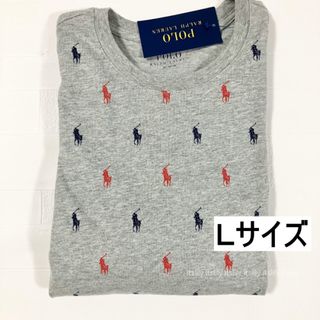 ラルフローレン(Ralph Lauren)のグレーL  半袖　マルチポニー　ラルフローレン  Tシャツ(Tシャツ/カットソー(半袖/袖なし))