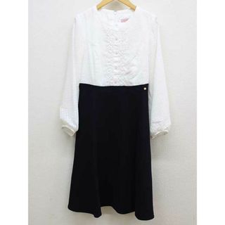 トッカ(TOCCA)の【春物 新入荷】‡TOCCA/トッカ‡2022年製/SUNNY DRESS/サニーワンピース/長袖 ホワイト×ネイビー/白×紺 レディース 0 【中古】春夏 onepi 202042(その他)