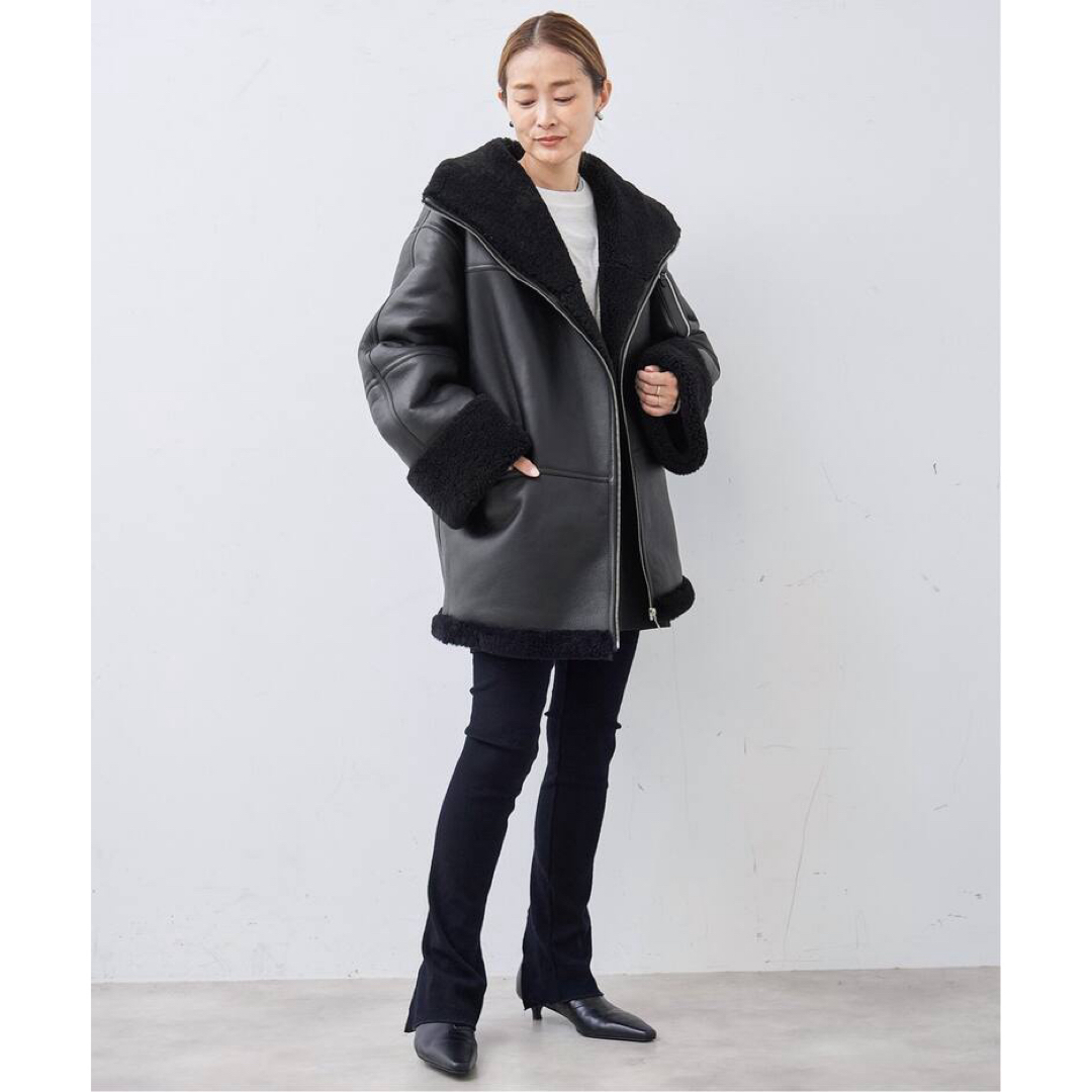 DEUXIEME CLASSE(ドゥーズィエムクラス)の【TOTEME/トーテム】 Signature Shearling Jacket レディースのジャケット/アウター(ムートンコート)の商品写真