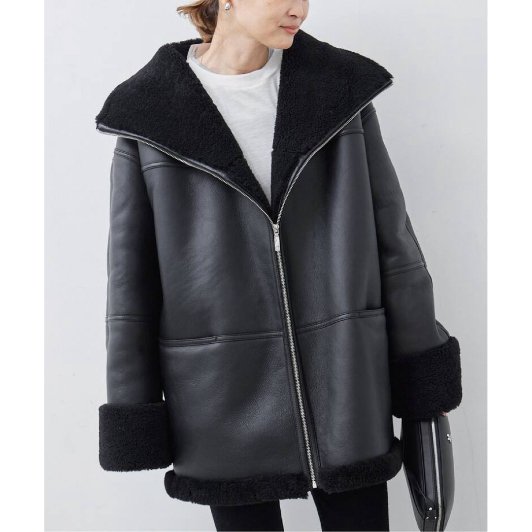 DEUXIEME CLASSE(ドゥーズィエムクラス)の【TOTEME/トーテム】 Signature Shearling Jacket レディースのジャケット/アウター(ムートンコート)の商品写真