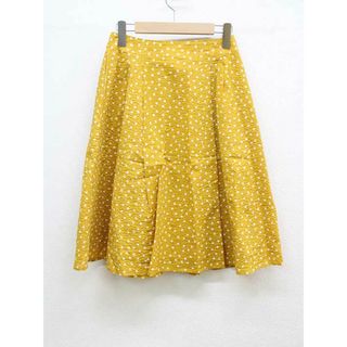 トッカ(TOCCA)の【春物 新入荷】‡TOCCA/トッカ‡2021年製CARAMELLA SKIRT/スカート/膝丈 イエロー/黄 レディース 0【中古】春夏  202042(その他)