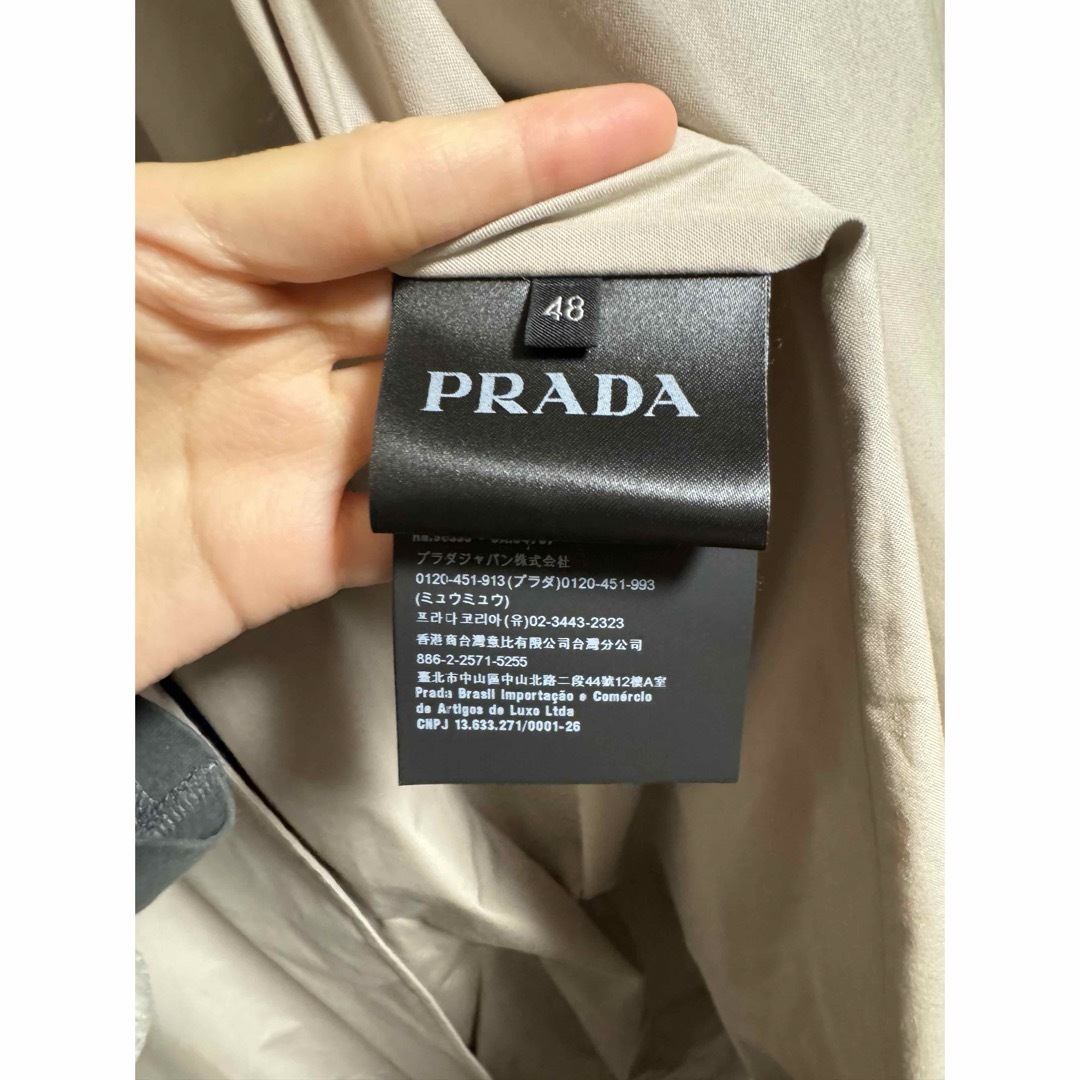 PRADA(プラダ)のprada コットンブレンド オーバーコート 新品 48  ステンカラーコート メンズのジャケット/アウター(ステンカラーコート)の商品写真