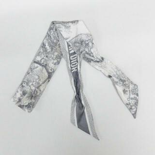 ディオール(Christian Dior) バンダナ/スカーフ(レディース)（グレー 