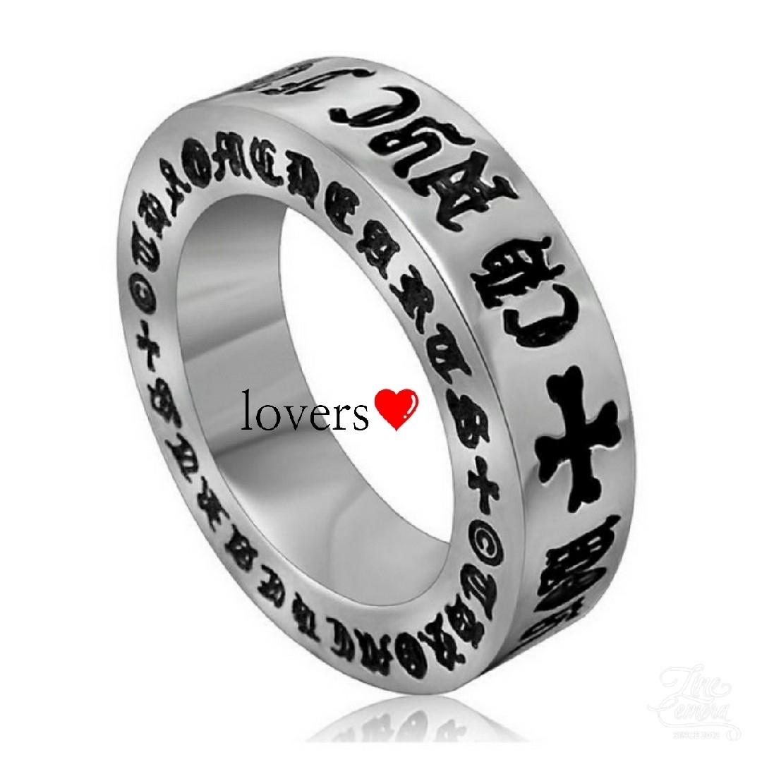 送料無料18号クロムシルバーファックユースペーサーリング指輪クロムハーツ好きに レディースのアクセサリー(リング(指輪))の商品写真