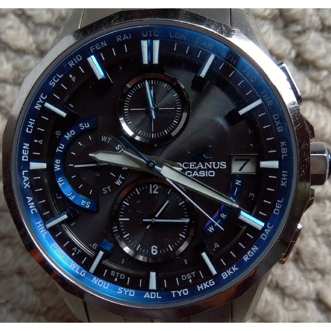 CASIO OCEANUS Manta OCW-S3000-1AJFチタン製 | フリマアプリ ラクマ