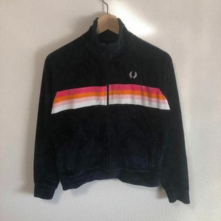 フレッドペリー(FRED PERRY)のFRED PERRY フレッドペリー　トラックジャケット　ベロア　ブラック　黒(その他)