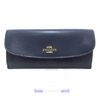 コーチ(COACH)のコーチ 長財布 F52689 ダークネイビー(財布)