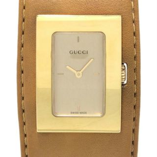 Gucci - 【動作OK】GUCCI グッチ 腕時計 600J スクエア シルバーの通販