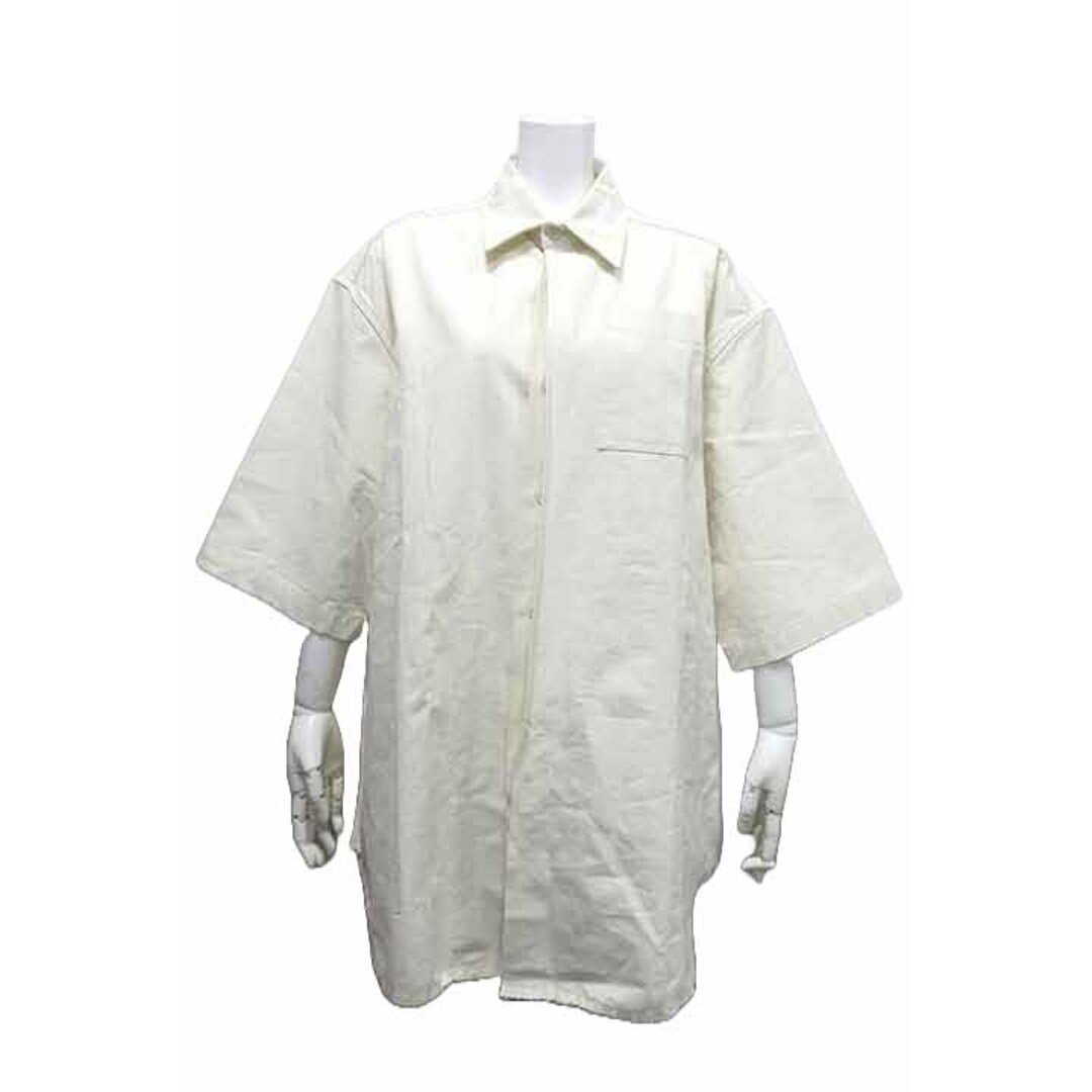 Jil Sander(ジルサンダー)の【中古】JIL SANDER ジルサンダー  トップス レディース バックロゴプリント オーバーサイズ JSMQ744142 MQ240100 レディースのトップス(シャツ/ブラウス(半袖/袖なし))の商品写真