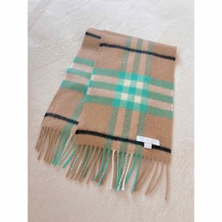 バーバリー(BURBERRY)の超美品 BURBERRY マフラー 100%カシミヤ キッズ(マフラー/ストール)