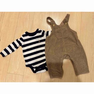 プティマイン(petit main)のgap&petitmain くまちゃんセット🧸(ロンパース)