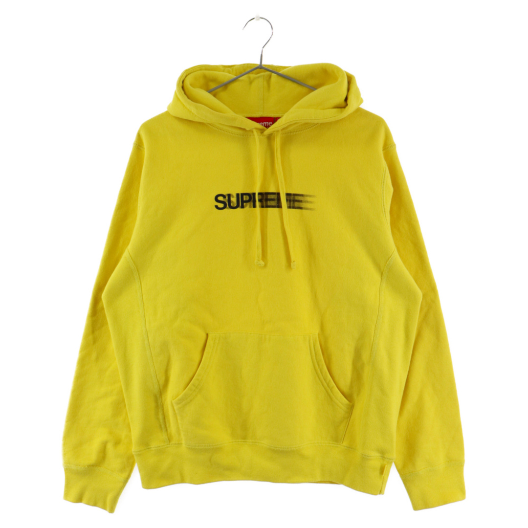 Supreme(シュプリーム)のSUPREME シュプリーム 20SS Motion Logo Hooded Sweatshirt モーションロゴフーデッドスウェットシャツ プルオーバーパーカー イエロー メンズのトップス(パーカー)の商品写真