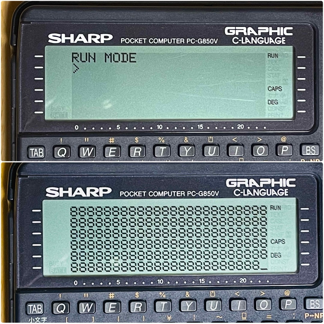 SHARP(シャープ)の【希少】SHARP シャープ ポケットコンピュータ PC-G850V ポケコン スマホ/家電/カメラのPC/タブレット(ノートPC)の商品写真