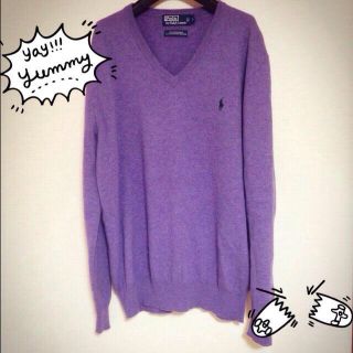 ラルフローレン(Ralph Lauren)のラルフ★Vネックニット(ニット/セーター)