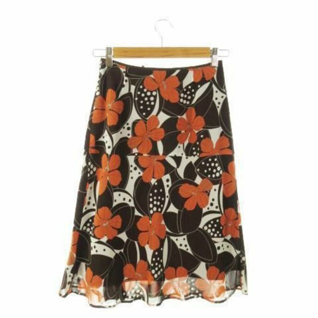 AGRAN Vee スカート フレア ひざ丈 花柄 7 220725AH20A レディースのスカート(ひざ丈スカート)の商品写真