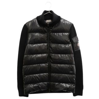 モンクレール(MONCLER)のMONCLER モンクレール 22AW CARDIGAN TRICOT ニット切替 ダウンジャケット ブラック H20939B00026(ダウンジャケット)