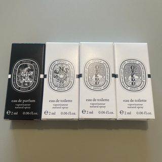 ディプティック(diptyque)のdiptyque ディプティック サンプル ミニサイズ 4点セット(サンプル/トライアルキット)