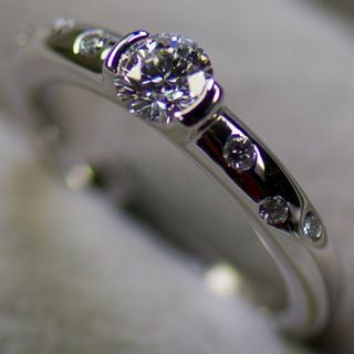 スタージュエリー(STAR JEWELRY)のスタージュエリー　Pt950　0.355ct　0.07ct　ダイヤリング(リング(指輪))